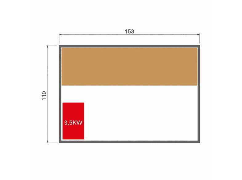 NIXSPA tradicional 3 plazas vapor 3,5kW NIXSPA-3PK (3.5KW) — Sauna, Madera, vista 5