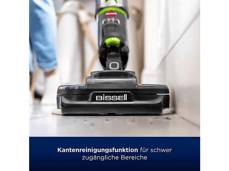 BISSELL SpinWave Vac PET Pro — Aspirador escoba sin cable, 100 W, Depósito 0,4 l, Autonomía 70 min, Gris / negro, vista 8