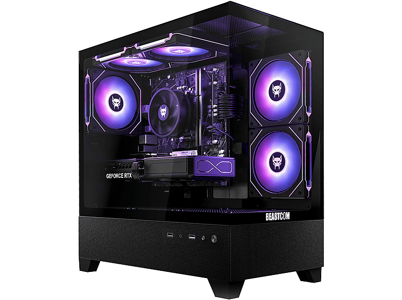 BEASTCOM Q5 | Pro Gaming — PC Gaming, 16 GB RAM, 1 TB SSD, Negro, AMD Ryzen™ 7 5700X