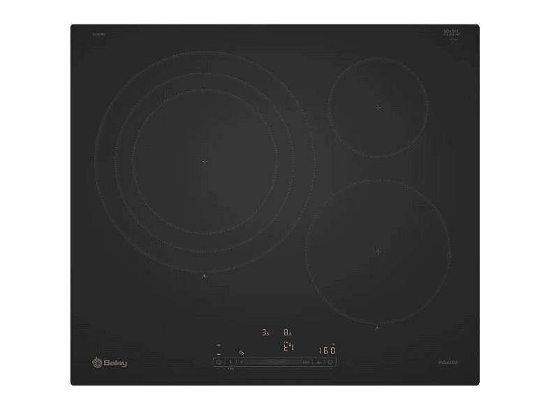 BALAY 3EB967MH — Placa inducción, 5.1cm zonas, 12,6 cm, Sin Definir