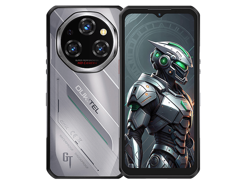OUKITEL WP62-16-512 — Smartphone, 512 GB, 16 GB RAM, 11000 mAh, plata
