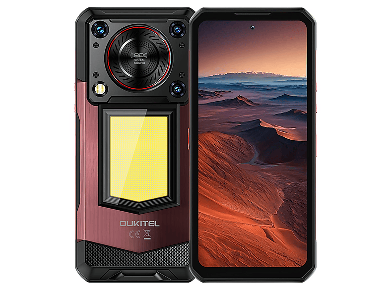 OUKITEL WP56-12-512 — Smartphone, 512 GB, 12 GB RAM, 16000 mAh, rojo