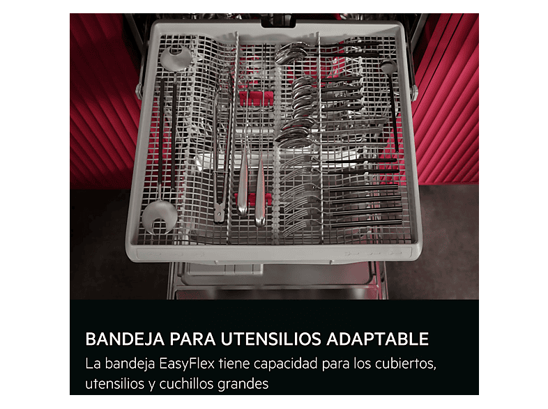 AEG Serie 6000 GI6200B2SN — Lavavajillas integrable 60 cm, 14 servicios, 8 programas, 60 cm, vista 4