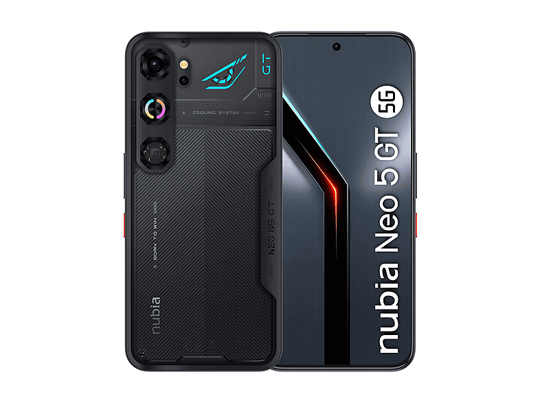 ZTE nubia NEO 5 GT — Smartphone, 256 GB, 12 GB RAM, 6210 mAh, Phantom Black