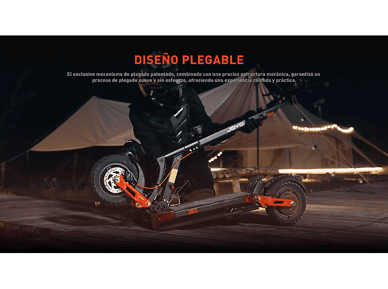 JOYOR T6D — Patinete eléctrico, Pot. máx. 600 W, Carga máx. 120 kg, negro (ref. 179048029), vista 8