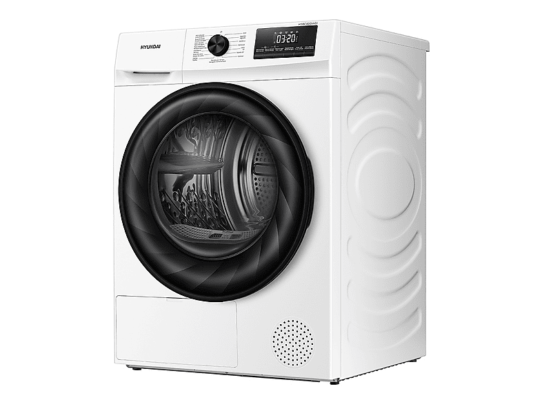 HYUNDAI HSBC8DDW01 — Secadora bomba de calor, 8 kg, 15 programas, Blanco, vista 3