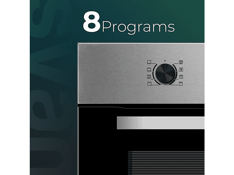 SVAN SHM8700DPX — Horno multifunción, 57,5 cm, Inox, Libre instalación, 70 l, vista 5