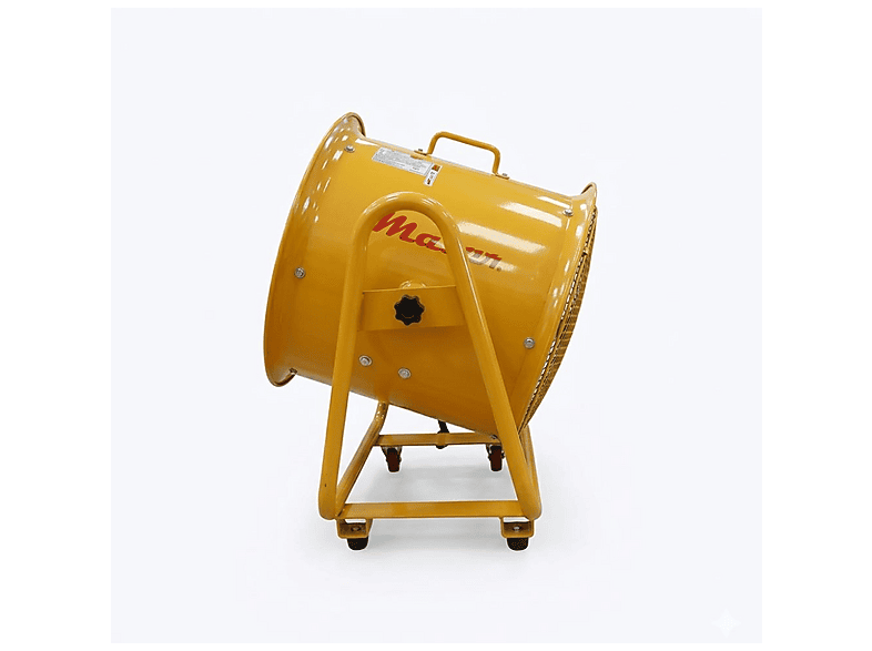 MATOR HURRICANE SHT D-600 – 600 mm – 975W — Ventilador de suelo, 2,200 W, 1 velocidades, Amarillo, vista 4