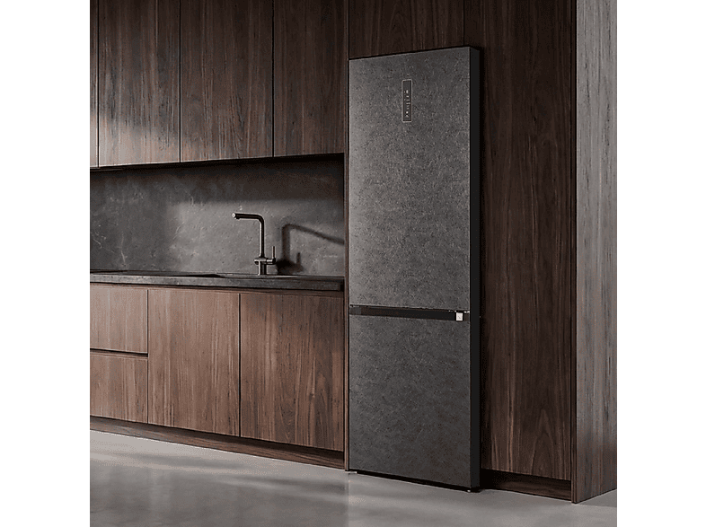 CECOTEC Bolero CoolMarket Combi 405 WL Elite Onyx Stone A — Frigorífico dos puertas, Altura 199 cm, Negro, vista 2