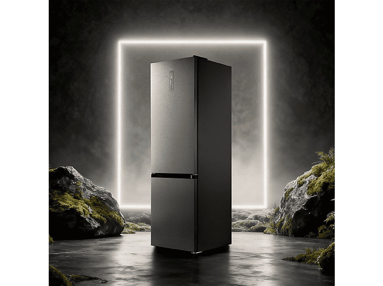 CECOTEC Bolero CoolMarket Combi 405 WL Elite Silex Stone A — Frigorífico dos puertas, Altura 199 cm, Gris, vista 4