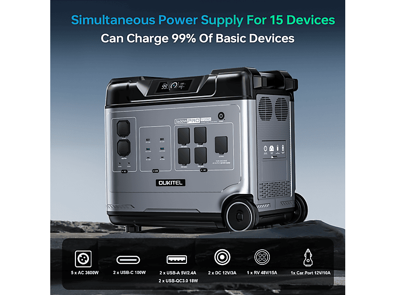 OUKITEL P5000EPRO — Estación de energía portátil, vista 7
