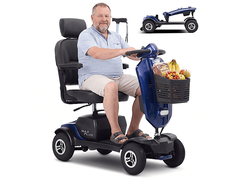 SWEETRICH MAX PLUS-Azul — Scooter eléctrico para adultos
