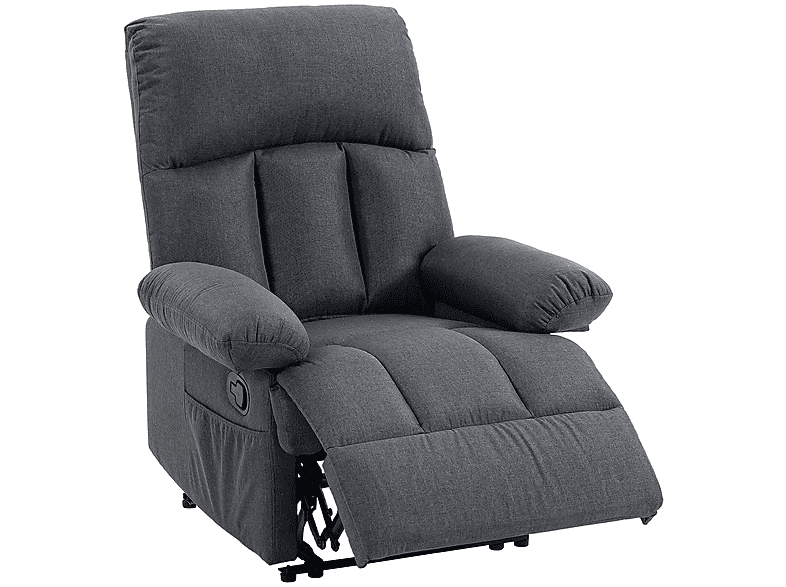 HOMCOM 700-208V90GY — Sillón masaje, Gris Oscuro