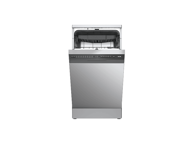VOK EVD-11FCSAD — Lavavajillas libre instalación 45 cm, 11 servicios, 8 programas, 45 cm, Silver, vista 4
