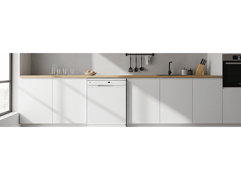 VOK EVD-14FCWADN — Lavavajillas libre instalación 60 cm, 14 servicios, 8 programas, 60 cm, Blanco, vista 8