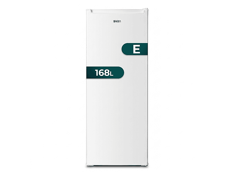 SVAN OCV14355EW00 — Congelador vertical, 142,5 cm, Blanco, 168 l