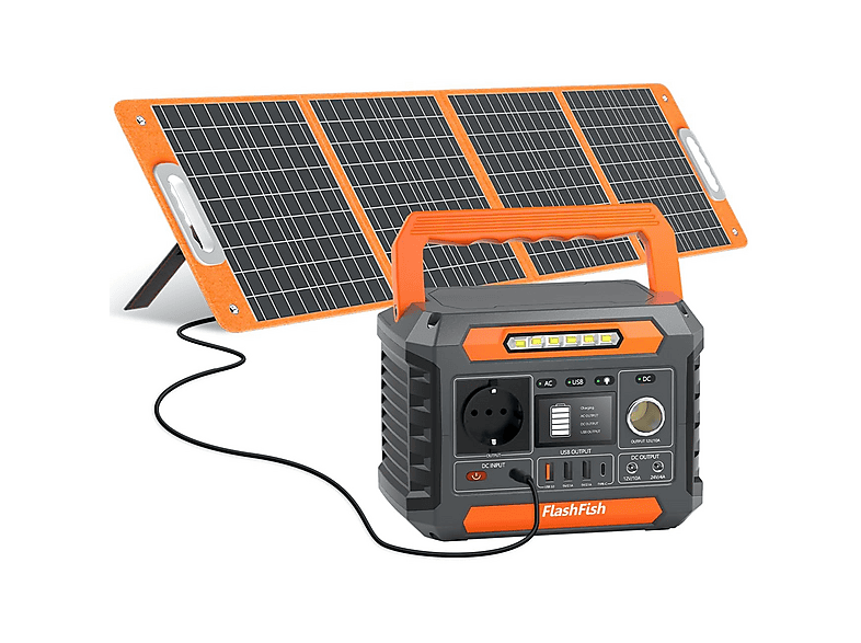 FLASHFISH P66A + TSP18V100W — Estación de energía portátil