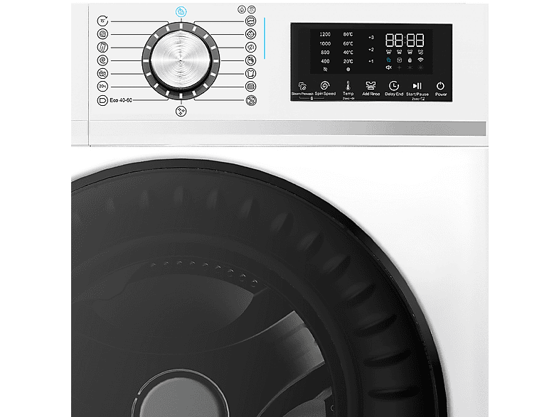 SVAN SL10201AIDVB — Lavadora carga frontal, 10 kg, 16 programas, Blanco, vista 2
