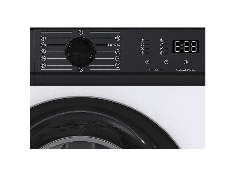 WONDER WL10400AI — Lavadora carga frontal, 10 kg, 12 programas, Blanco, vista 2