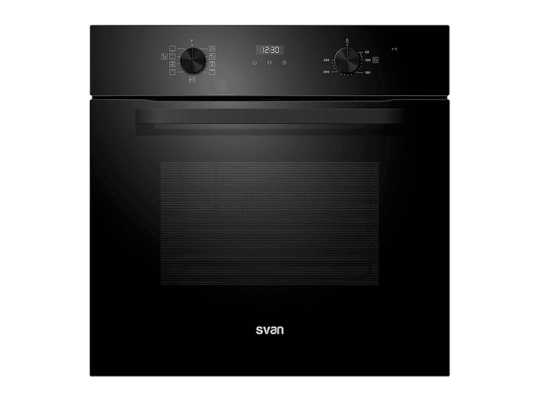 SVAN SHM8700DCN — Horno multifunción, 57,5 cm, Negro, Libre instalación, 70 l