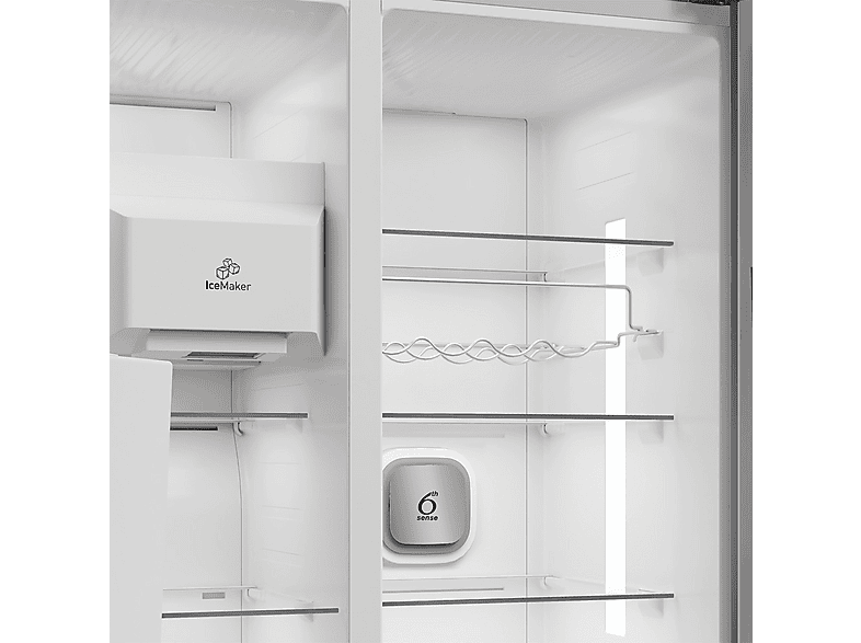 WHIRLPOOL WHG26574WX5E — Frigorífico americano, Ventilado, Altura 1790 mm, No Frost, Capacidad 578 l, vista 2