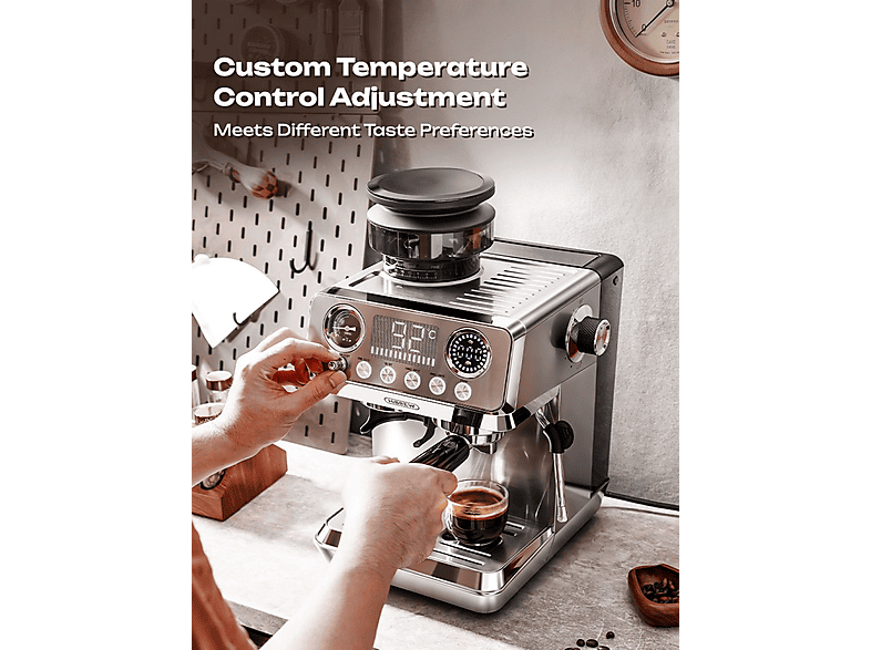 HIBREW H7 Lite — Cafetera express, Blanco, vista 5