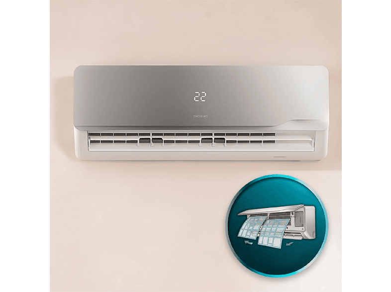 CECOTEC AirClima 18000 Wind Connected A+++ — Aire acondicionado Split 1x1, Blanco