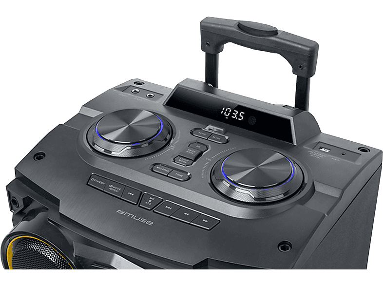 MUSE Muse M1938-DJ Negro / Altavoz de fiestas & karaoke — Altavoces con Karaoke para Fiestas, Bluetooth, 1Watt, 1 canales, vista 2
