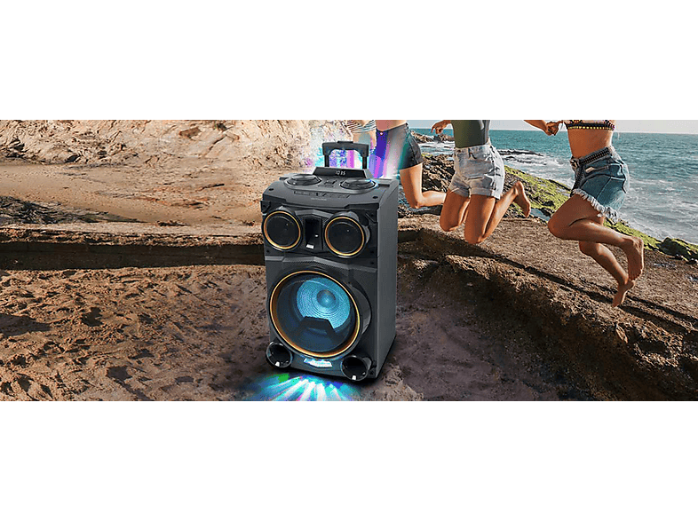 MUSE Muse M1938-DJ Negro / Altavoz de fiestas & karaoke — Altavoces con Karaoke para Fiestas, Bluetooth, 1Watt, 1 canales, vista 4