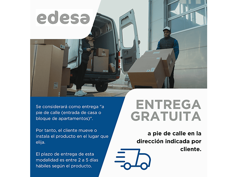 EDESA EDB-6130-I — Lavavajillas Integrable 60 cm, 13 servicios, 5 programas, 60 cm, Blanco, vista 8