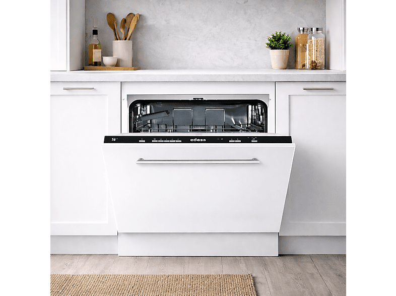 EDESA EDB-6130-I — Lavavajillas Integrable 60 cm, 13 servicios, 5 programas, 60 cm, Blanco, vista 9