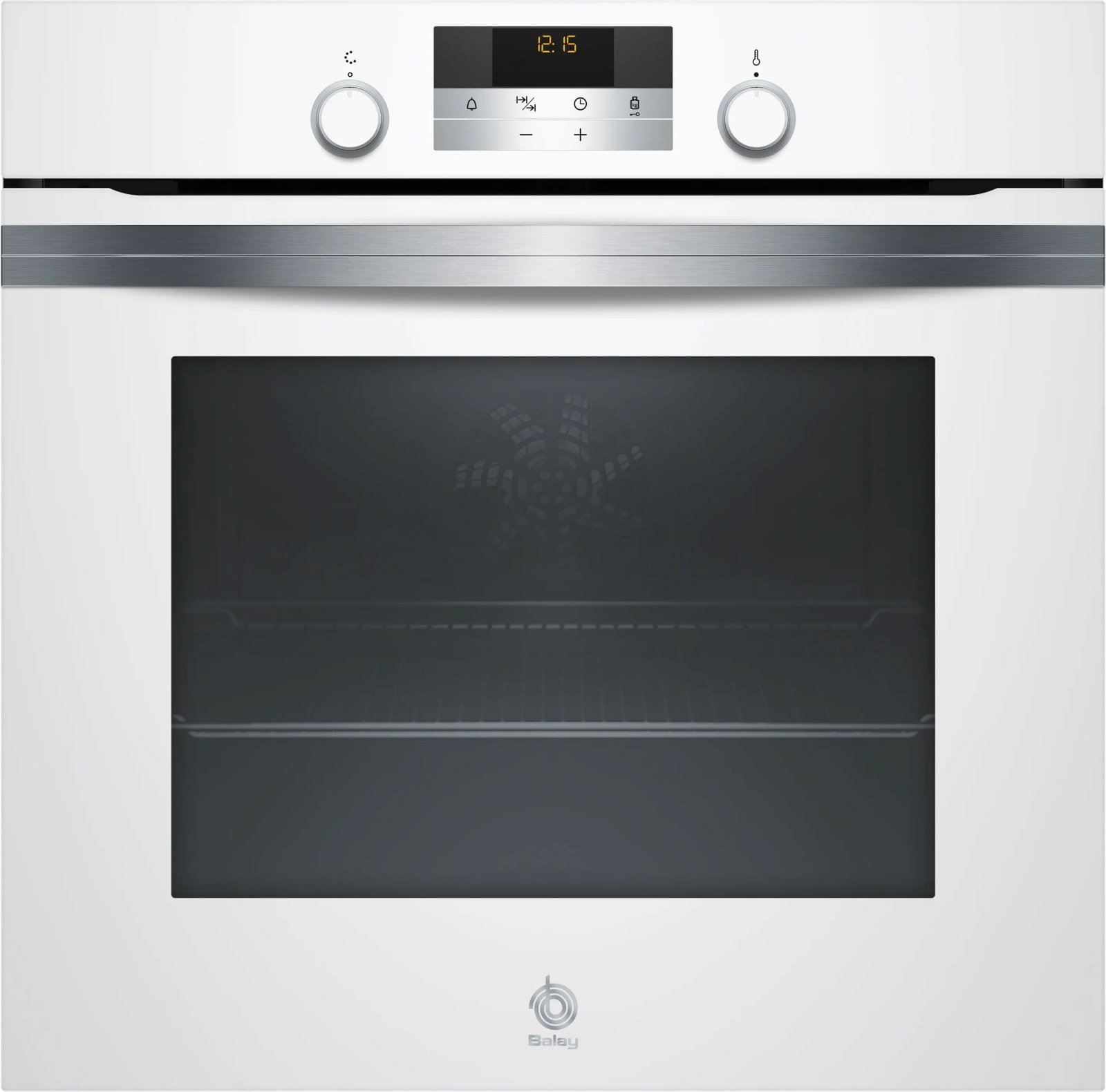 BALAY 3HB5358B0 — Horno multifunción, Integrable, 60 cm, 71 l, Cristal blanco, Aqualisis