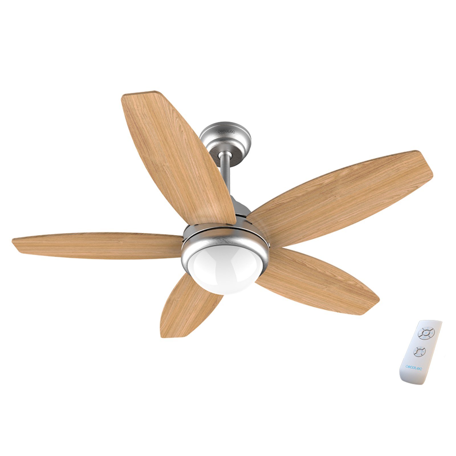 CECOTEC EnergySilence Aero 490 — Ventilador de techo, 50 W, 106 cm, Luz LED, Mando a distancia