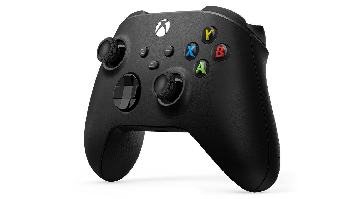 MICROSOFT Mando inalámbrico Xbox — Mando Xbox Series X|S, Bluetooth, USB-C, Carbon Black