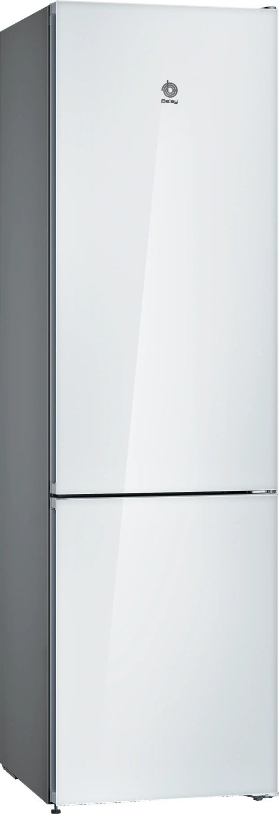 BALAY 3KFE765WI — Frigorífico combi, 203 cm, 368 l, Total No Frost, Cristal blanco, Clase E