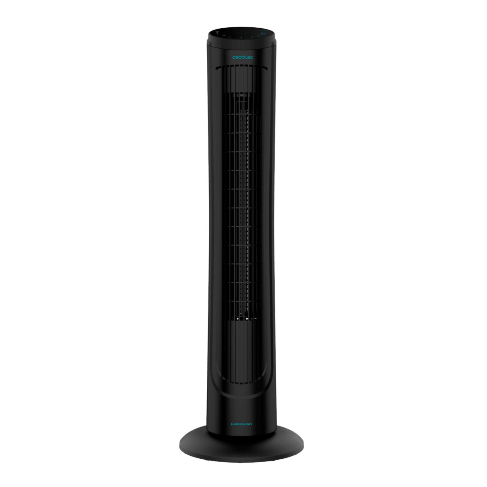 CECOTEC ForceSilence 9090 Skyline — Ventilador de torre, 45 W, 102 cm, 3 velocidades, Mando a distancia, Negro