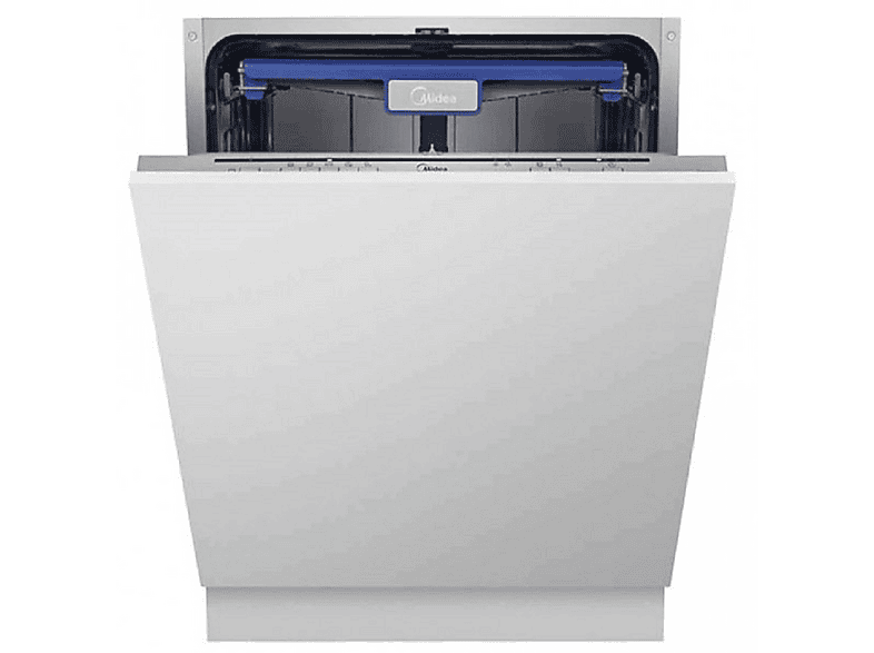 MIDEA MID60S110-ES — Lavavajillas libre instalación 60 cm, 12 servicios, 4 programas, 600 mm, Blanco