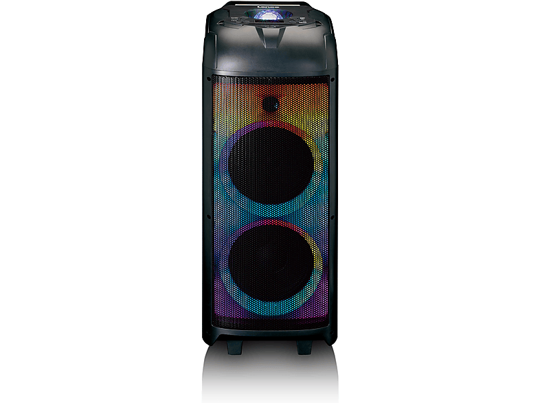LENCO PA-260 — Altavoz portátil, 120 W, Bluetooth, Negro, 12h