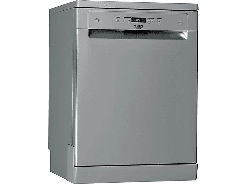 HOTPOINT HFC 3C32 W X — Lavavajillas libre instalación 60 cm, 14 servicios, 9 programas, 600 mm, Grey, vista 3