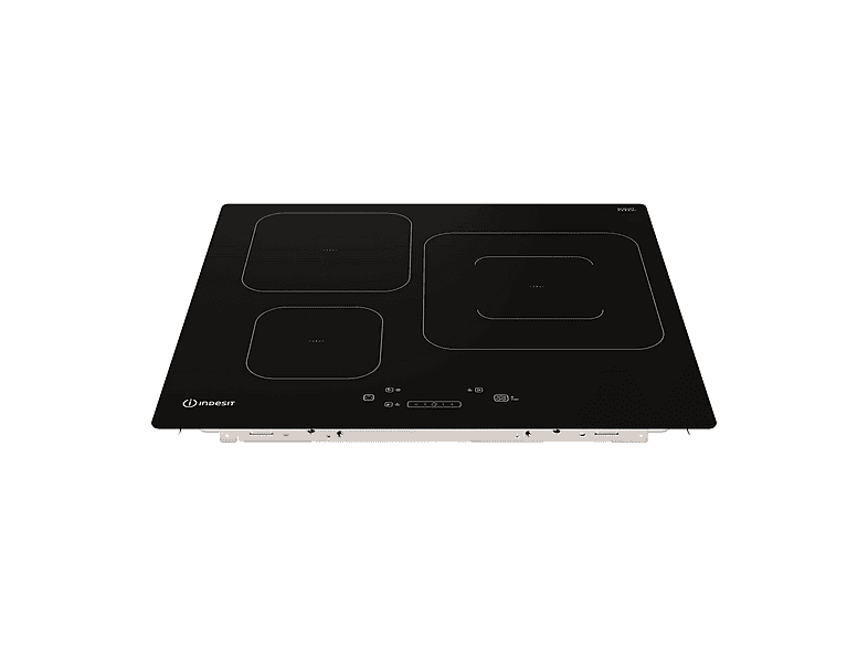 INDESIT IS 55Q60 NE — Placa inducción, 590 mm, Negro, 3 zonas, vista 2