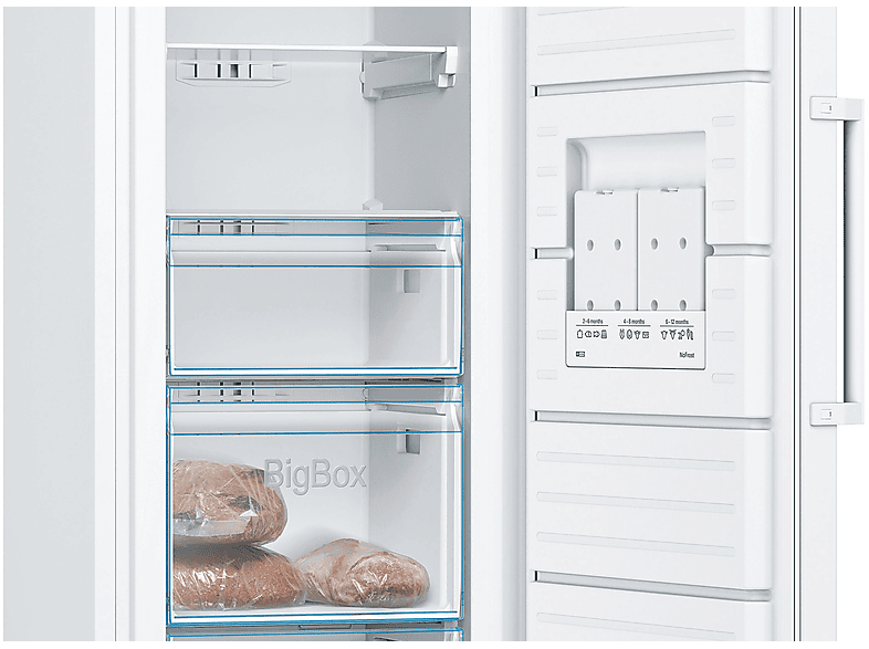 BOSCH GSN33VWEP — Congelador vertical, 176 cm, Blanco, 225 l, vista 2