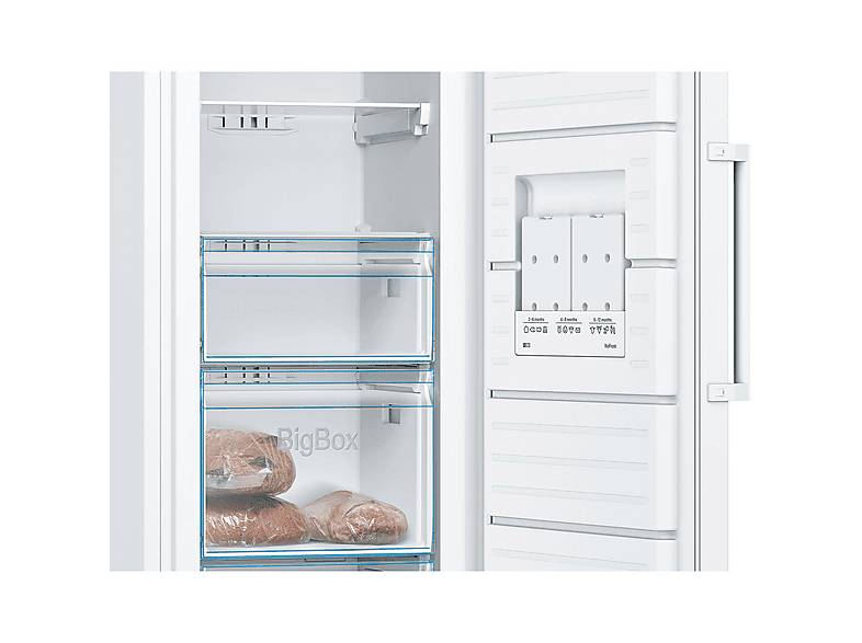 BOSCH GSN33VWEP — Congelador vertical, 176 cm, Blanco, 225 l, vista 3
