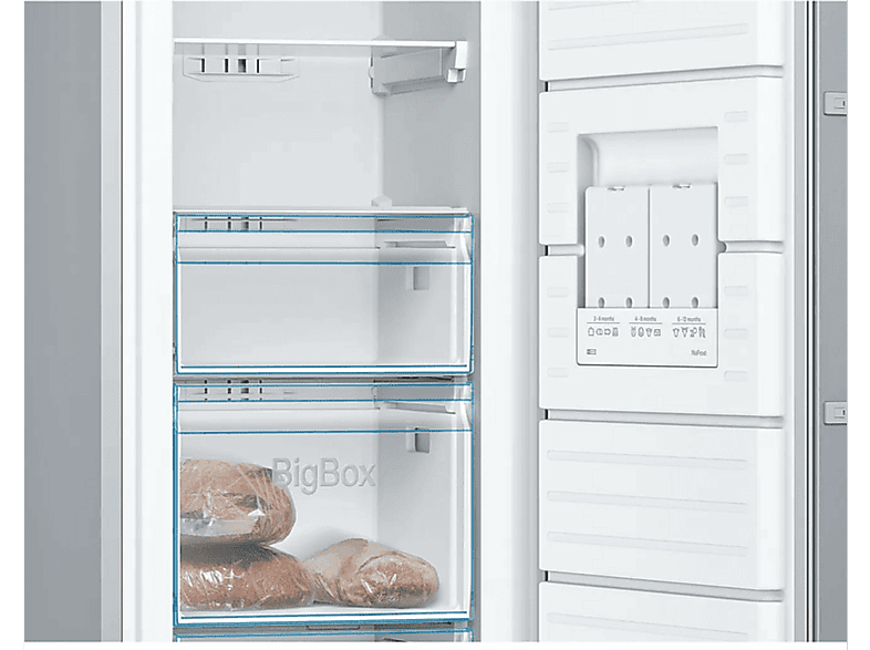BOSCH GSN33VLEP — Congelador vertical, 176 cm, Inox, 225 l, vista 2