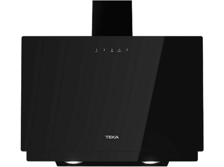 TEKA 112950010 DVN 67050 TTC BK — Campana decorativa, 3 velocidades, 485 m³/h, 598 mm, Negro