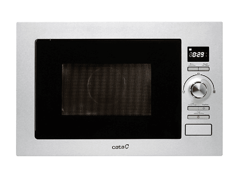 CATA 07510300 MC25D — Microondas integrable, 1000 W, Inox, 5 potencia, 25 l