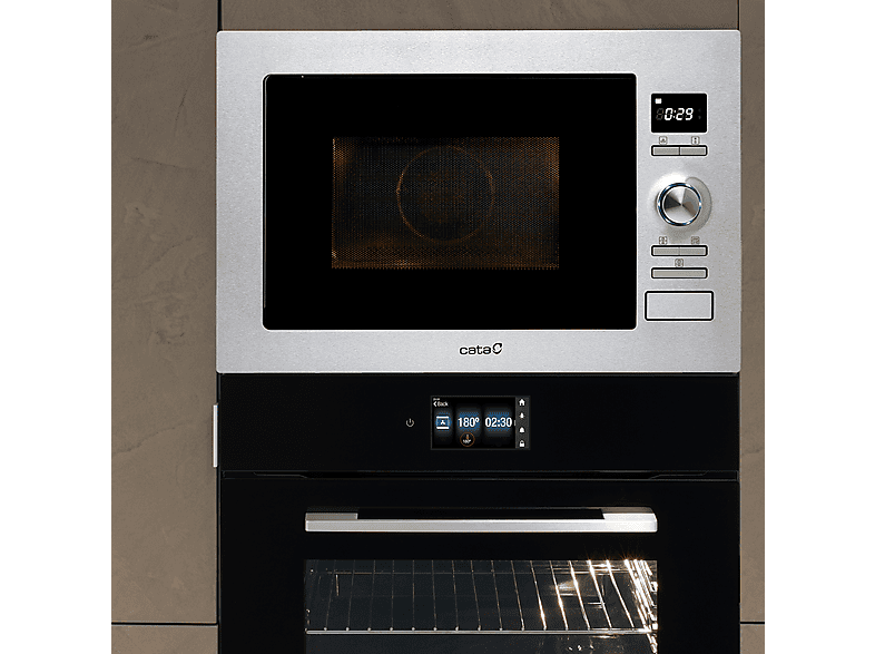 CATA 07510300 MC25D — Microondas integrable, 1000 W, Inox, 5 potencia, 25 l, vista 5