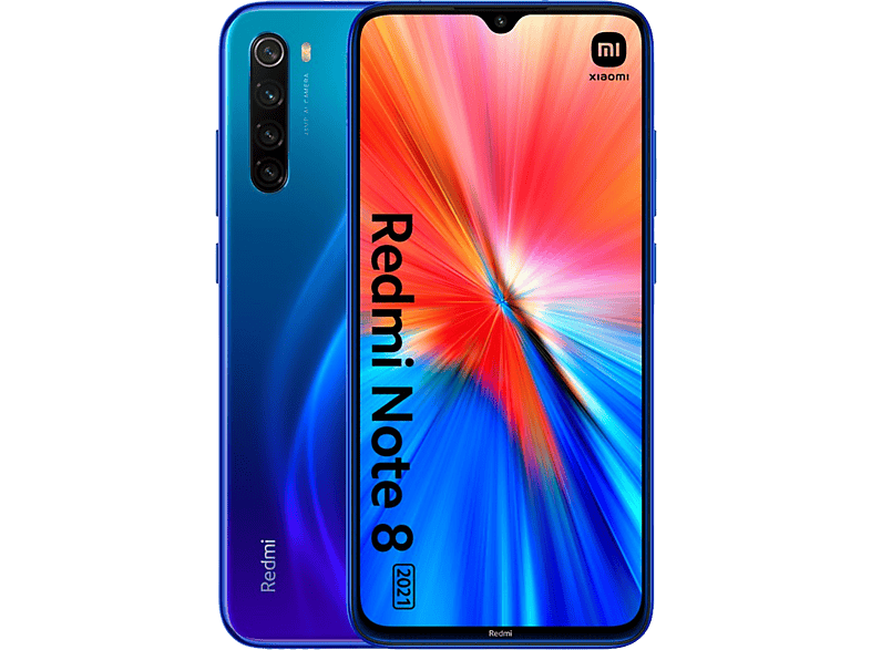XIAOMI mi Note 8 2021 — Smartphone, Azul, Móvil, 64 GB, 4 GB RAM