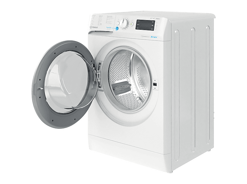 INDESIT BDE 861483X WS SPT N — Lavadora secadora, 8 kg + 6 kg, Blanco, vista 3