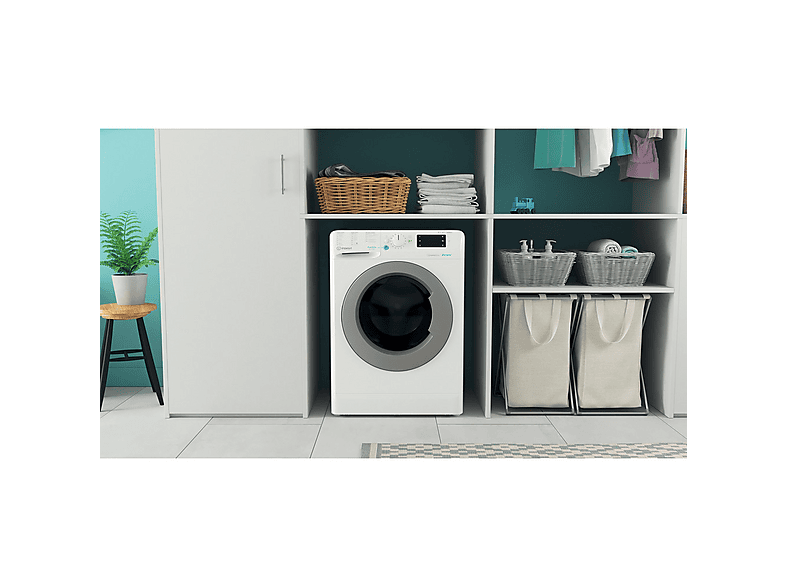 INDESIT BDE 861483X WS SPT N — Lavadora secadora, 8 kg + 6 kg, Blanco, vista 6