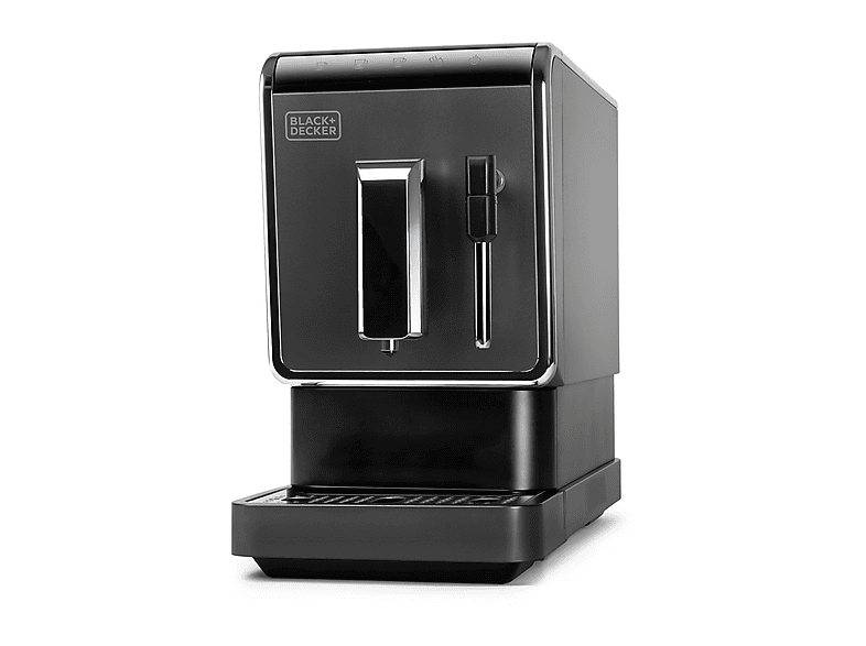 BLACK & DECKER BXCO1470E — Cafetera superautomática, 1470 W, Negro, 19 bar, 1 tazas, vista 3